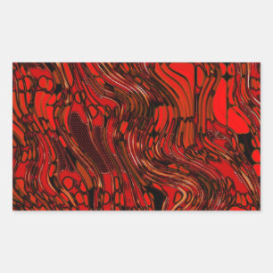 Adesivo Retangular Molten Glass