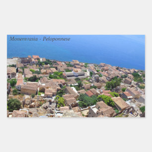 Adesivo Retangular Monemvasia - Peloponnese