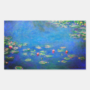 Adesivo Retangular Monet Water Lily 1906