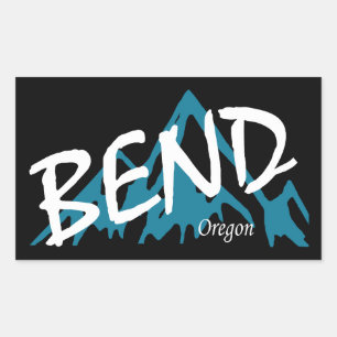 Adesivo Retangular Montanhas Bend Oregon
