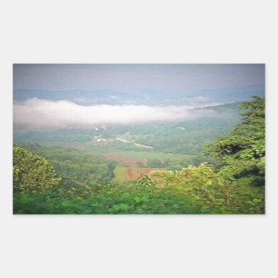 Adesivo Retangular Montanhas do Norte da Geórgia, EUA