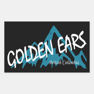 Adesivo Retangular Montanhas do Parque Provincial Golden Ears