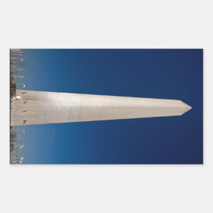 Adesivo Retangular Monumento de Washington no crepúsculo