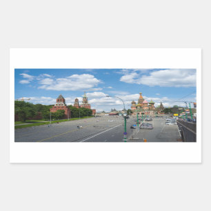 Adesivo Retangular Moscovo Kremlin