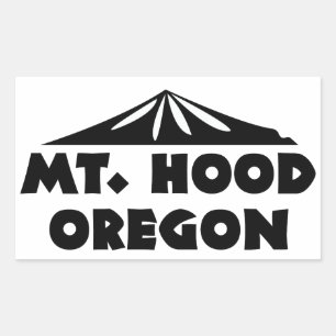 Adesivo Retangular Mt. Hood Oregon Sticker