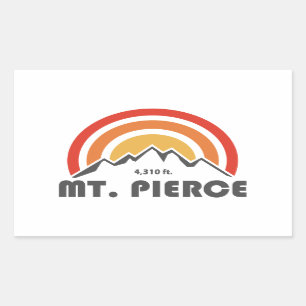 Adesivo Retangular Mt. Pierce New Hampshire