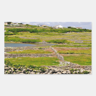 Adesivo Retangular Muros de Pedra da Irlanda