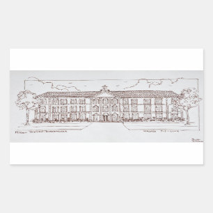 Adesivo Retangular Museu Thyssen-Bornemisza   Madrid, Espanha