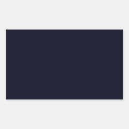 Adesivo Retangular Nada além de cor - tudo preto - azul preto