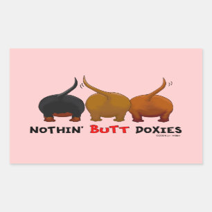 Adesivo Retangular Nada termina Doxies