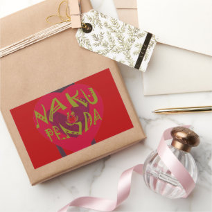 Adesivo Retangular Nakupenda Sana Art Impressão Swahili Design