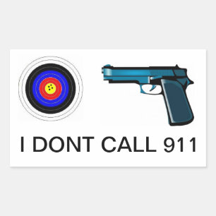 Adesivo Retangular Não boa vinda