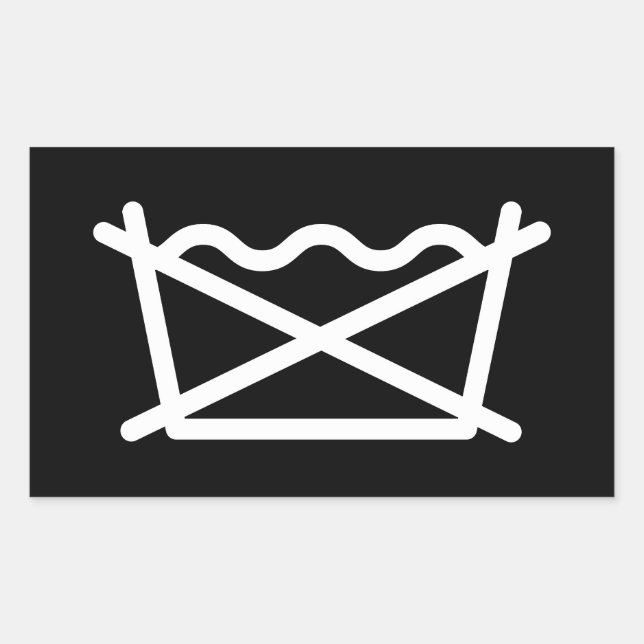 ADESIVO RETANGULAR NÃO LAVEM! (Frente)