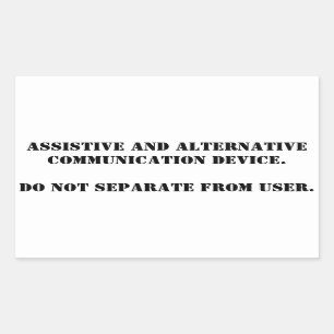 Adesivo Retangular Não tire a planície AAC