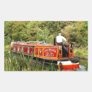 ADESIVO RETANGULAR NARROWBOATS CANAIS