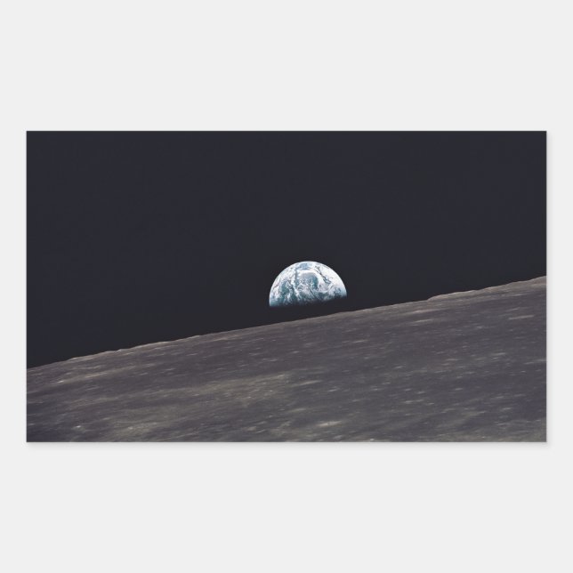 Adesivo Retangular Nascer da Terra (Frente)