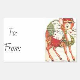 Adesivo Retangular Natal