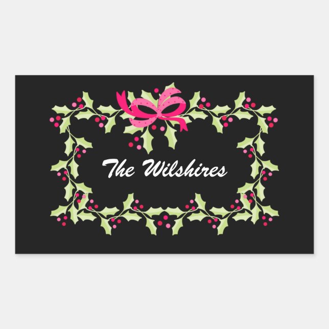 Adesivo Retangular Natal (Frente)