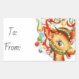 Adesivo Retangular Natal