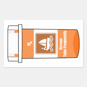 Adesivo Retangular Navegar É A Minha Droga