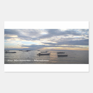 Adesivo Retangular Nea Mechaniona - Macedônia