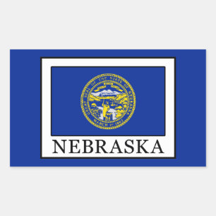 Adesivo Retangular Nebraska