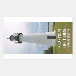 Adesivo Retangular Ned's Point Lighthouse, Massachusetts Stickers
