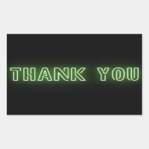 Neon Green Sign Trendy Obrigado