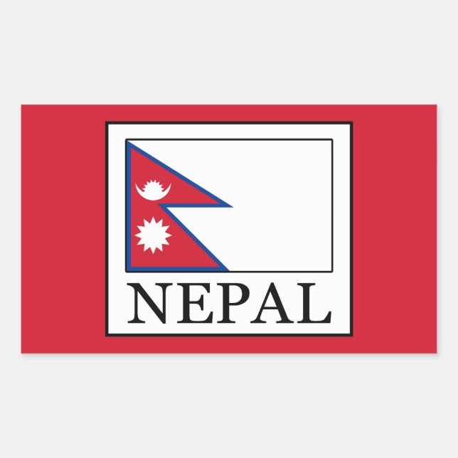 Adesivo Retangular Nepal (Frente)