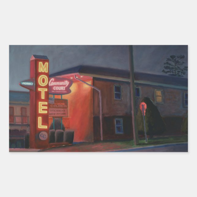 Adesivo Retangular Noite na Broadway 2003 (Frente)