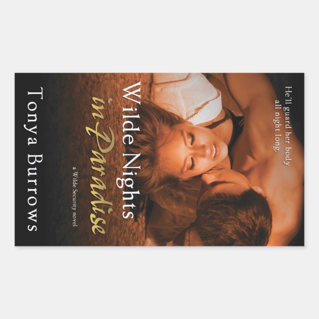 Adesivo Retangular Noites de Wilde no paraíso por Tonya Burrows (Frente)