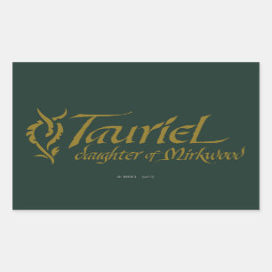 Adesivo Retangular Nome de TAURIEL™