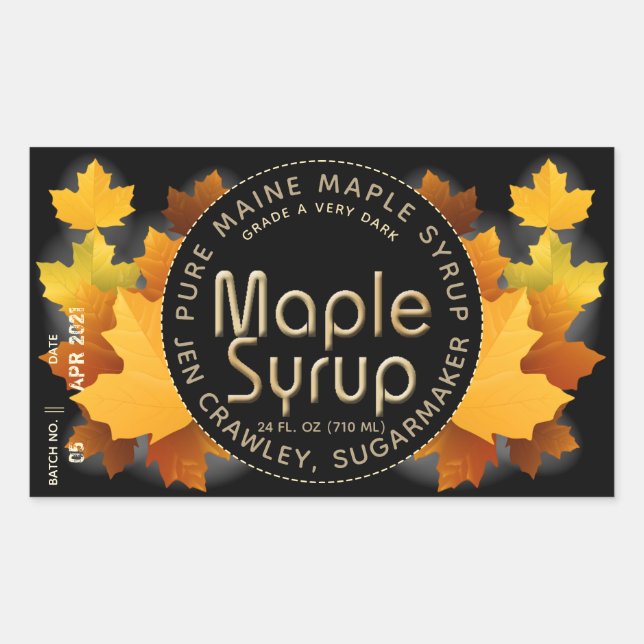 Adesivo Retangular Nome do Estado e Sugarmaker (Lote e Data) (Frente)