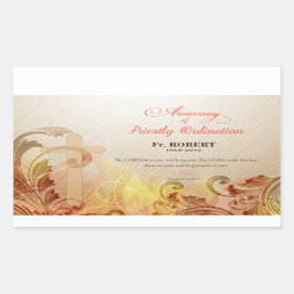 Adesivo Retangular Nome e ano personalizados, 60.a ordenação principa