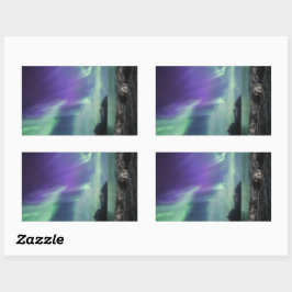 Adesivo Retangular Norte Lights Senja