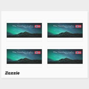 Adesivo Retangular Norte Luz Souvenir