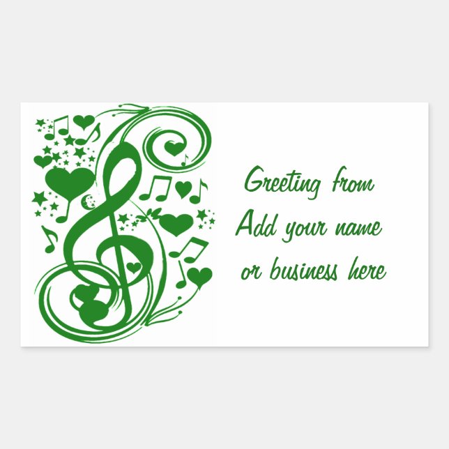 Adesivo Retangular Notas da Sorte_ (Frente)