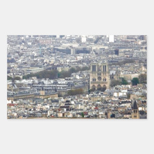 Adesivo Retangular Notre Dame Paris France