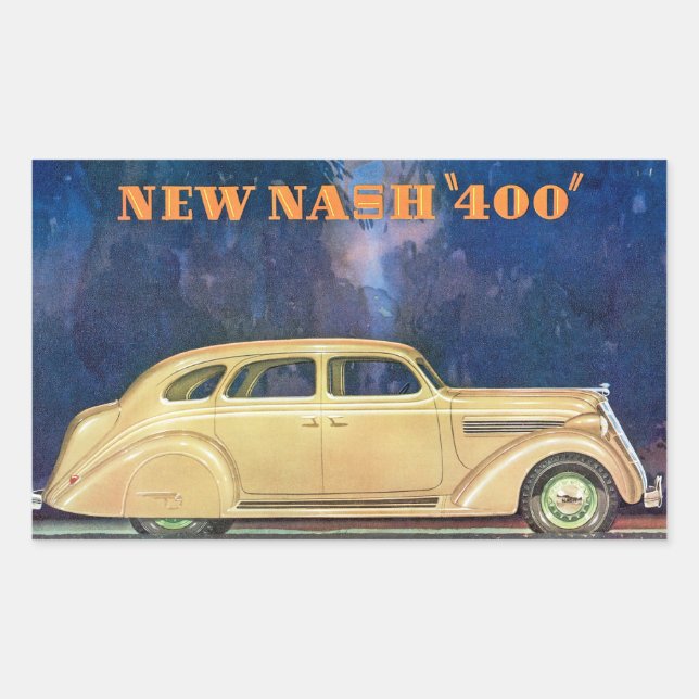 Adesivo Retangular Novo Nash "400" (Frente)