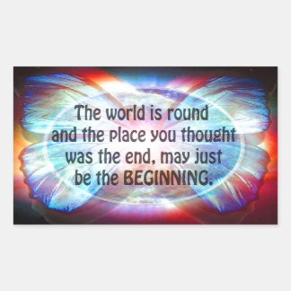 Adesivo Retangular Nunca Desistir