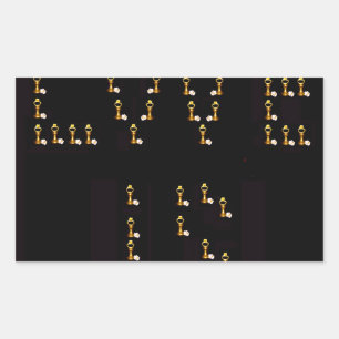 Adesivo Retangular O Amor