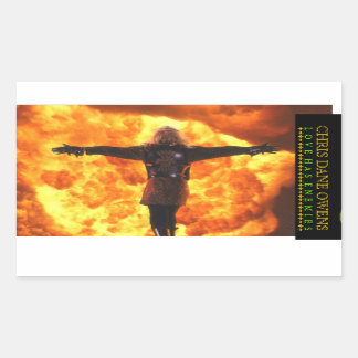 Adesivo Retangular O Amor Tem Inimigos - Vinheta FLAME