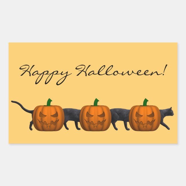 Adesivo Retangular O Gato Mais Longo do Mundo (Frente)