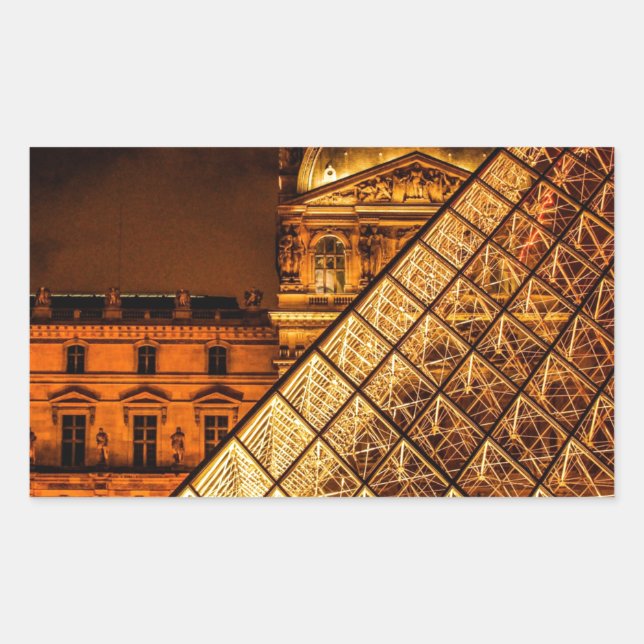 Adesivo Retangular O Louvre (Frente)