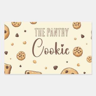 Adesivo Retangular O Pantry Cookie