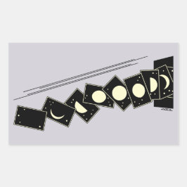 Adesivo Retangular O tempo caindo em um buraco