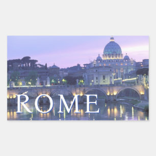 Adesivo Retangular O Vaticano Roma, Itália