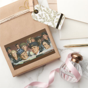 Adesivo Retangular Ocupações Empresariais, Patriotismo Patriótico Vin