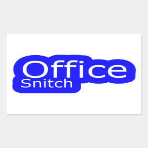 Adesivo Retangular Office Snitch Escritório Humor