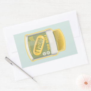 Adesivo Retangular Óleo de peixe ômega 3